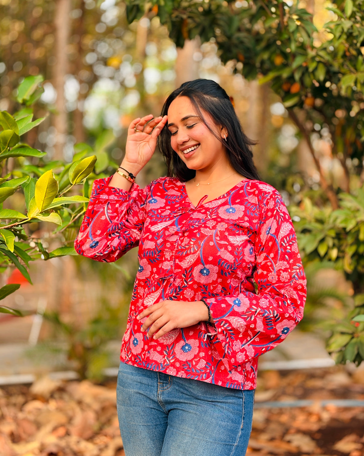 Ruby Garden Top