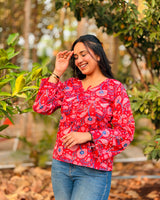 Ruby Garden Top