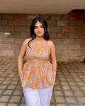 Amber Bloom Top