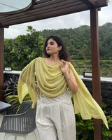 Luna Draped Cape Top
