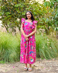 Pink Paradise Ruffle Dress