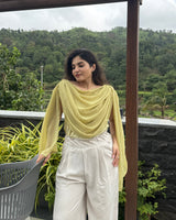 Luna Draped Cape Top