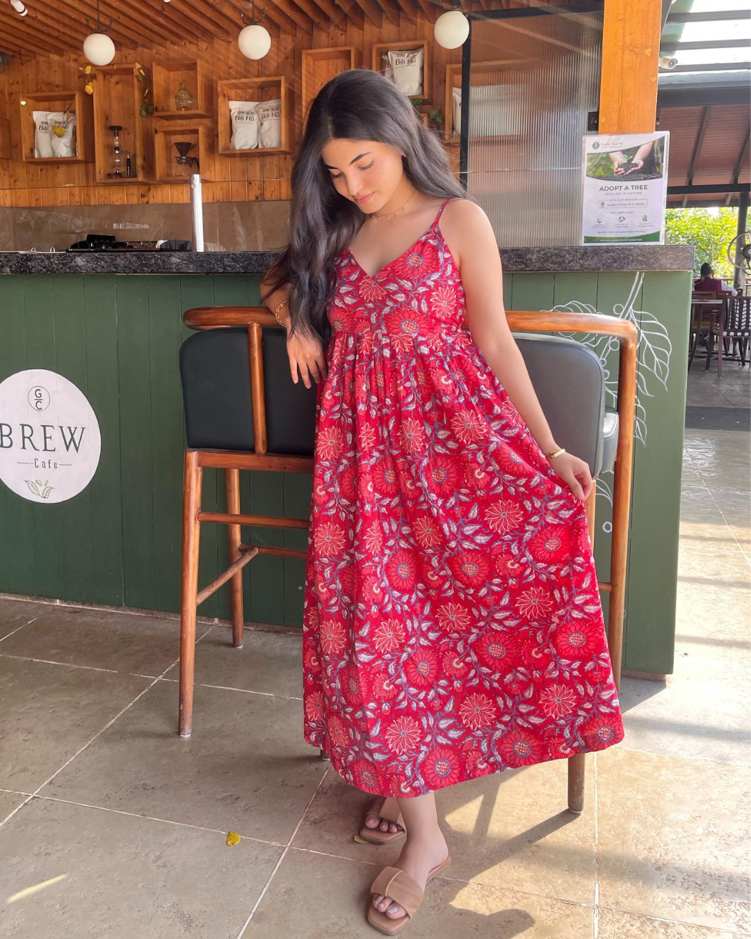 Ruby Blossom Dress
