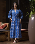 Indigo Blossom Dress