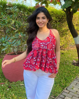 Rosy Petal Top